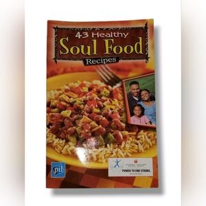 Healthy Soul Food Cookbook with Vibrant Cover